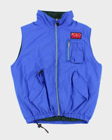 90s Vintage Men's Blue Polo High Tech Gillett - M