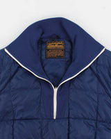 Vintage Men's Blue Eddie Bauer Quarter Zip Jacket -M