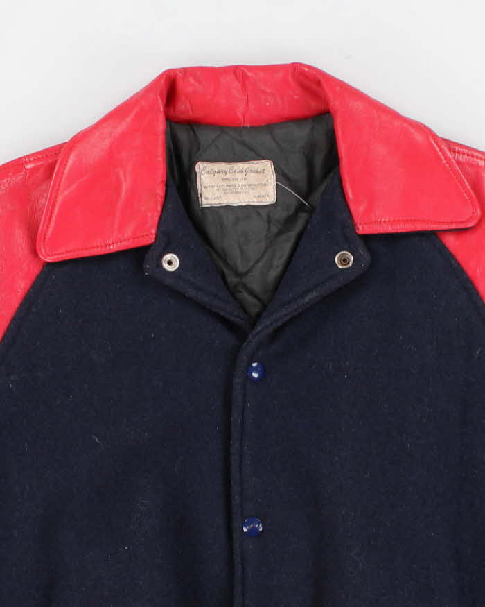 Vintage Calgary Club Varsity Jacket - M