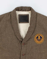 Mens Brown Levi's Fleece Lined Blazer - XXL