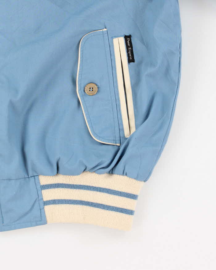 Vintage 70s Peter England Reversible Bomber Jacket - L