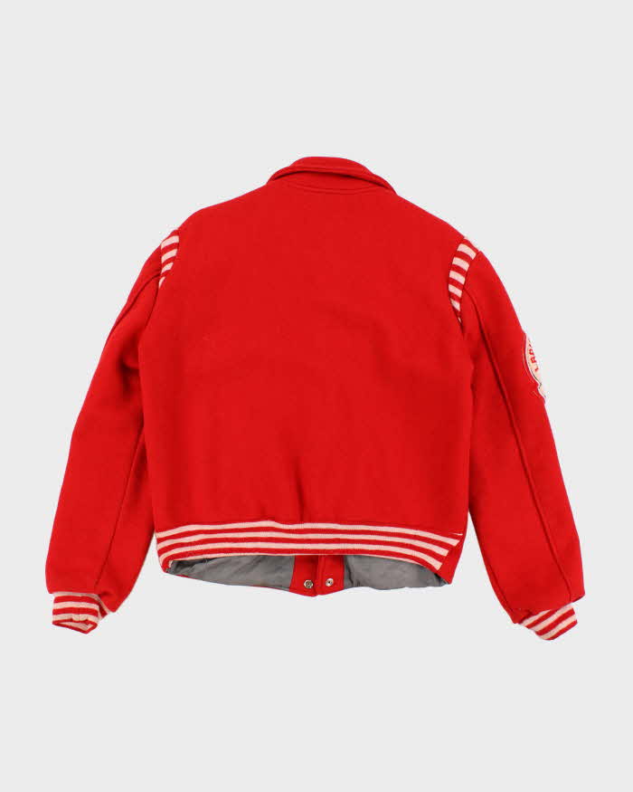 Mens Vintage 1960s Red Wool Cardinals Varsity Jacket - S
