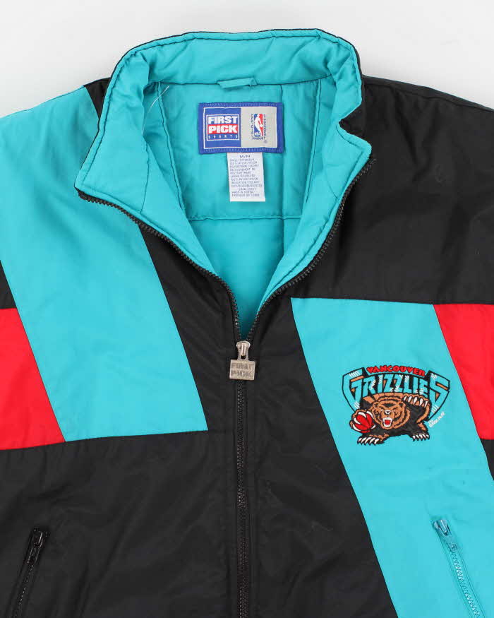 90s Vintage Men's Fist Pick Vancouver Grizzlies NBA Varsity Jacket