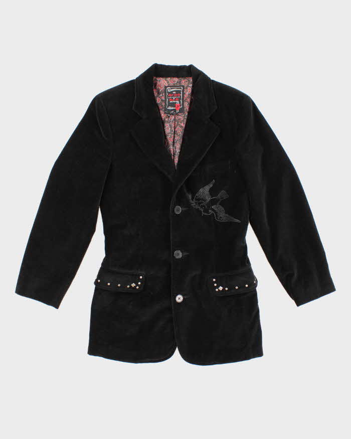 00s Guess Velvet Western Style Blazer - S