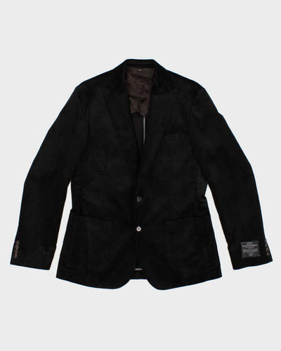 New With Tags Mens Black Cotton Corduroy J Crew Blazer Jacket - S
