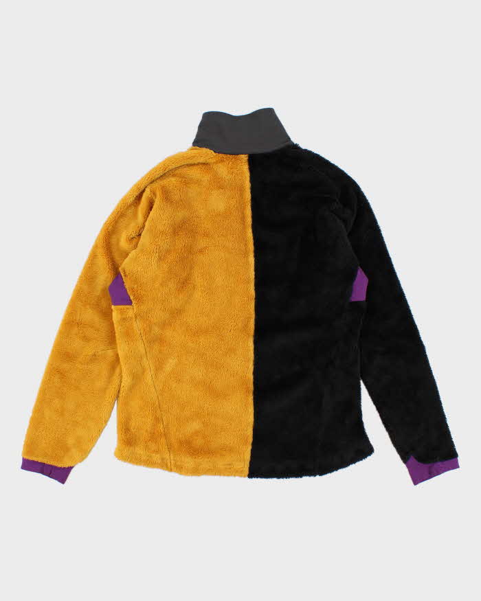 Mens Black and Mustard Arc'teryx Zip Up Fleece - M
