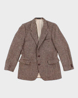Men's Brown Harris Tweed Blazer - M