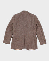 Men's Brown Harris Tweed Blazer - M