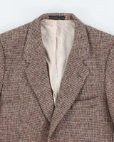 Men's Brown Harris Tweed Blazer - M