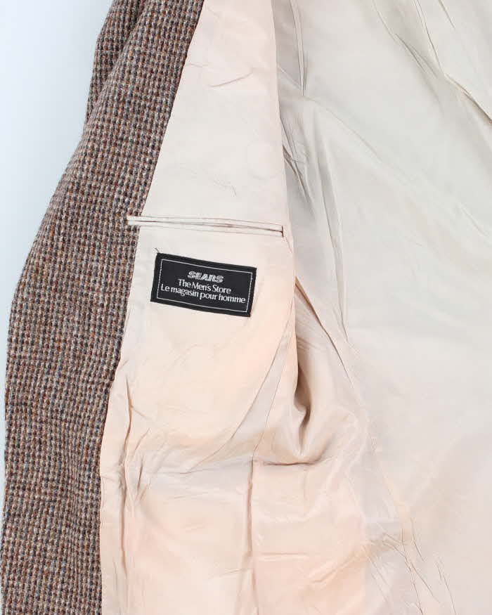 Men's Brown Harris Tweed Blazer - M