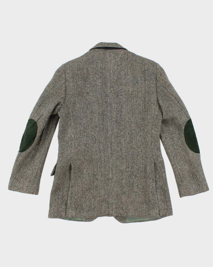 80s Vintage Mens Green Harris Tweed Blazer - M – Rokit