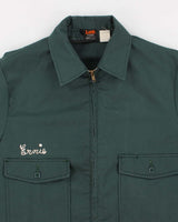 Vintage Mens Green Lee Zip Up Jacket - M