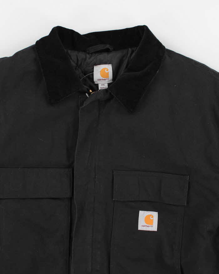 Men's Black Carhartt Zip-Up - XXXL