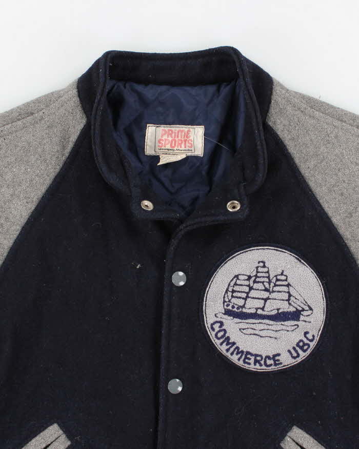 Vintage 70s/80s University of British Columbia Varsity Jacket - L