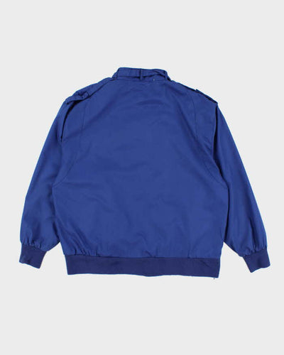 60's Vintage Mens Blue Track Jacket - L