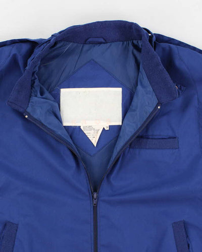 60's Vintage Mens Blue Track Jacket - L