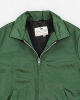 Mens Shimmery Dark Green Golden Fleece Industrial Wear Jacket - M