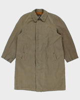 60s RARE Vintage Men's Burberry Commander 2 Iridescent Overcoat - M