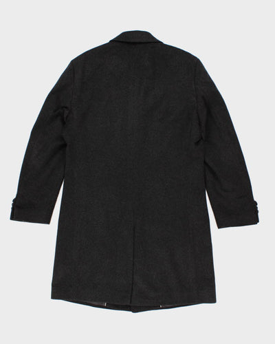 Hugo Boss Grey Wool Overcoat - L