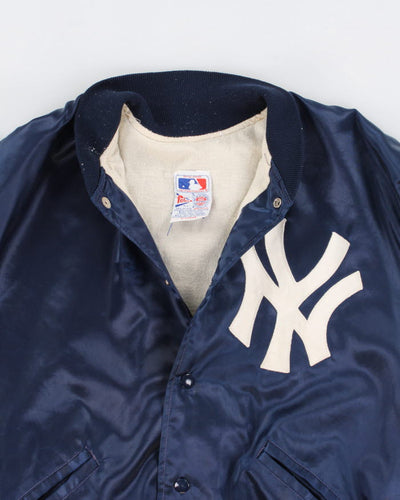 Vintage 80s Felco MLB x New York Yankees Satin Bomber Jacket - XL