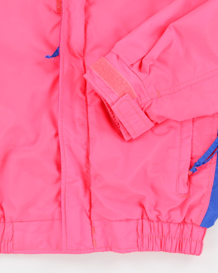 Vintage 90s Men's Columbia Neon Pink Ski Jacket - S