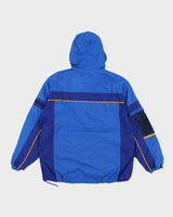 Vintage 90s Columbia Men's Hooded Windbreaker - L