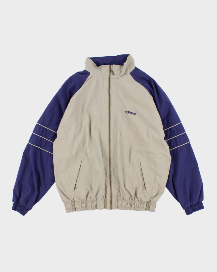 Vintage 80s Adidas Oversized Windbreaker - M