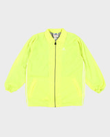 Vintage 90s Adidas Bright Neon Yellow Windbreaker - L