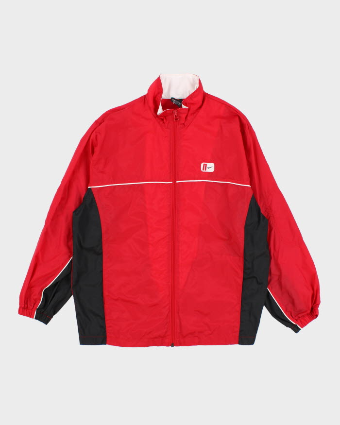 00s Nike Red Windbreaker - L