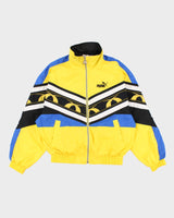 00s Retro Puma Yellow Oversized Windbreaker - S