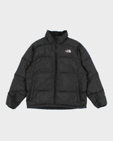 Men's Black The North Face Zip Up Puffer Jacket - L