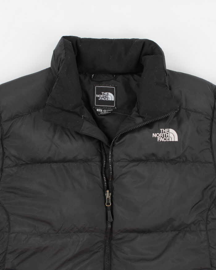 Men's Black The North Face Zip Up Puffer Jacket - L