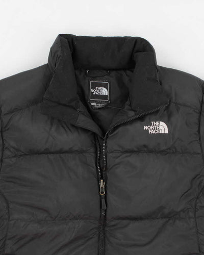 Men's Black The North Face Zip Up Puffer Jacket - L