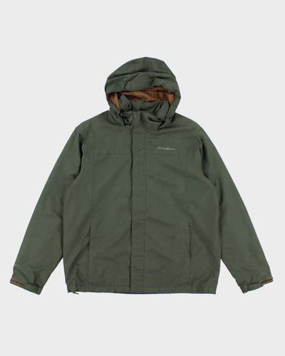 Eddie Bauer Green Hooded Jacket - L