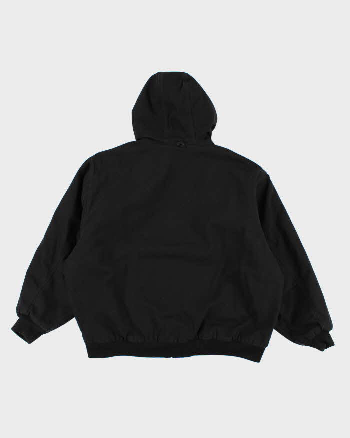 00s Dickies Black Hooded Workwear Jacket - XXL – Rokit