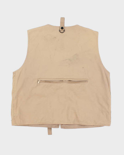 Beige Utility Vest - M