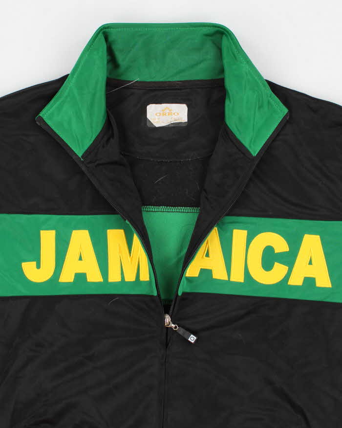 Vintage Men's Jamaica Zip Up Track Jacket - M