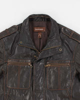 Vintage Danier Dreamy Brown Leather Jacket - M