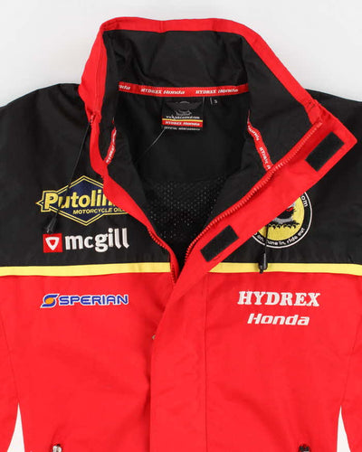 Men's Red Honda Racing Zip Up Jacket - S