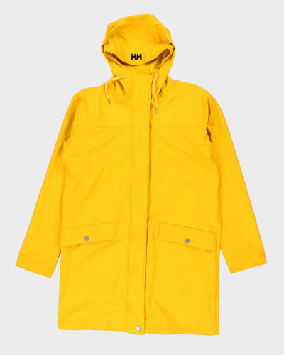 Men's Yellow Helly Hansen Water replanted Hooded Rain Jacket - S