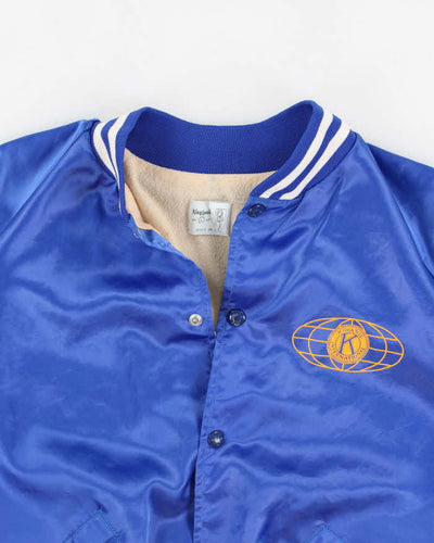 Men's Vintage 90s Baseball Bomber Jacket - L