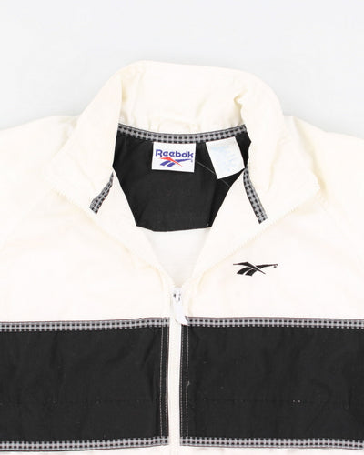 Vintage Men's White reebok Track Jacket - S