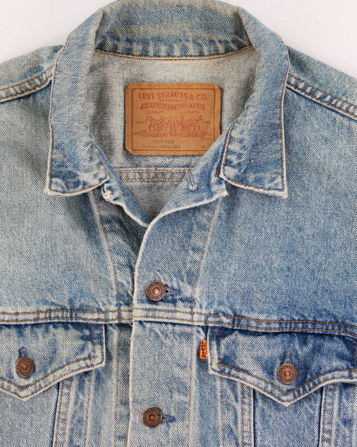 Vintage Men's Blue Levi's Denim Jacket - M