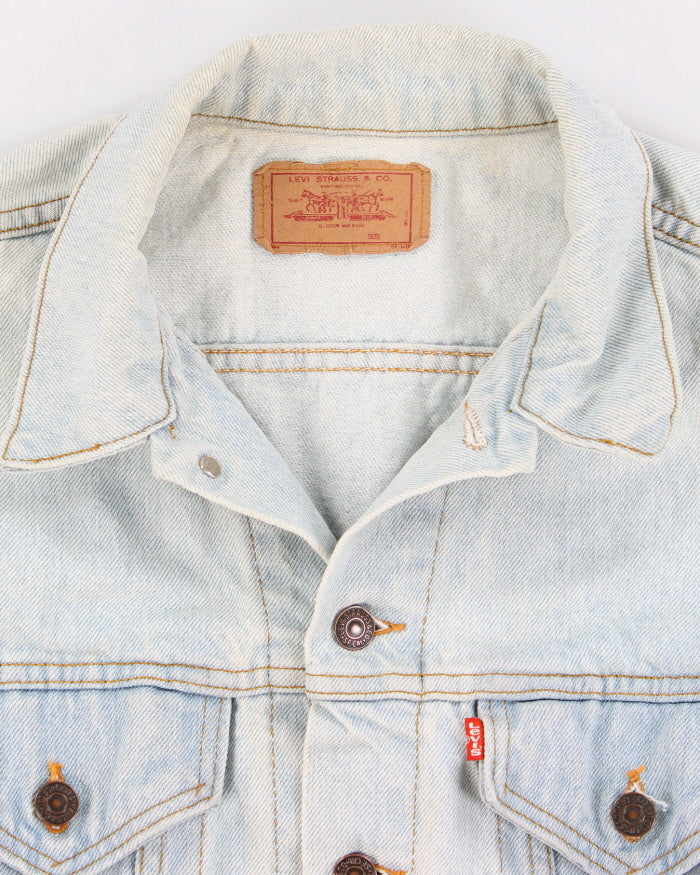 Vintage Men's Blue Levi's Denim Jacket - M