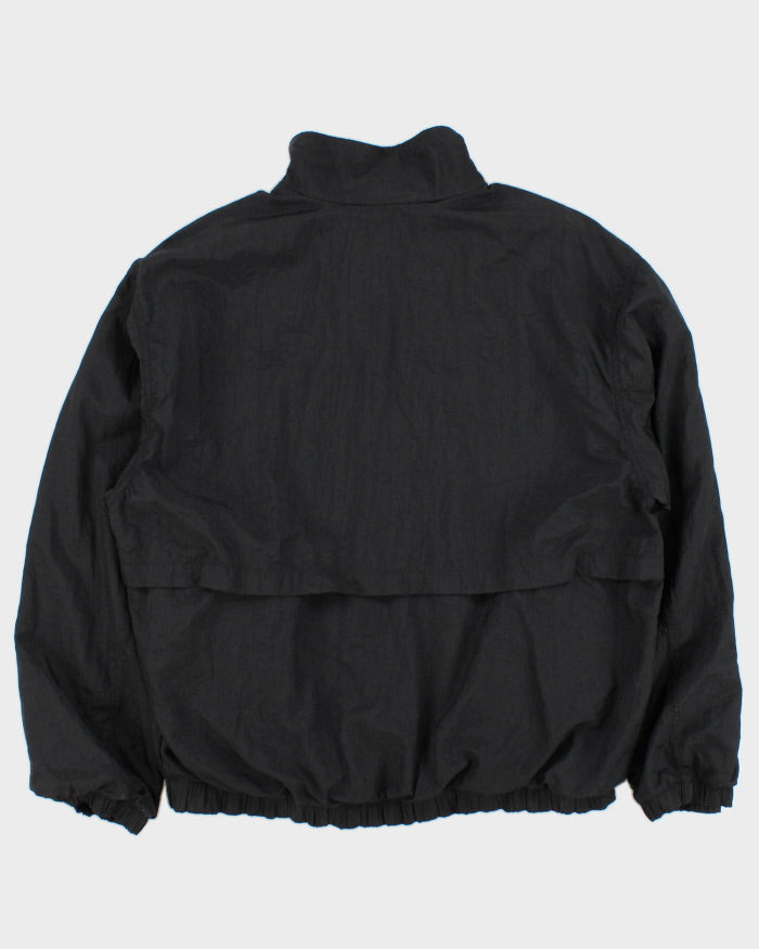 90s Vintage Men's Black Nike Zip UP Track Jacket - M – Rokit