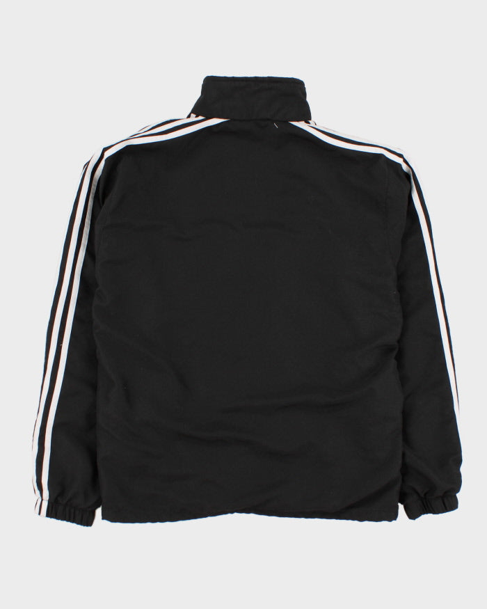 90s Vintage Men's Black Adidas Zip Up Track Jacket - L – Rokit