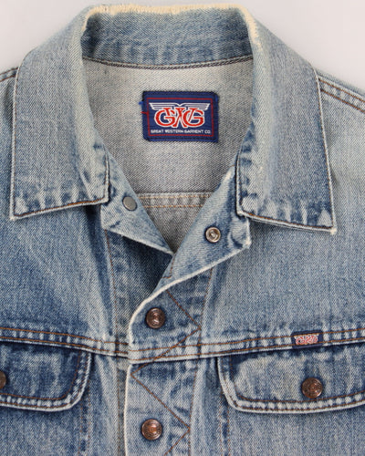 Vintage Men's  GWG Distressed Denim Jacket - M