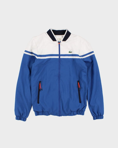 Men's Blue Lacoste Zip Up Track Jacket -S