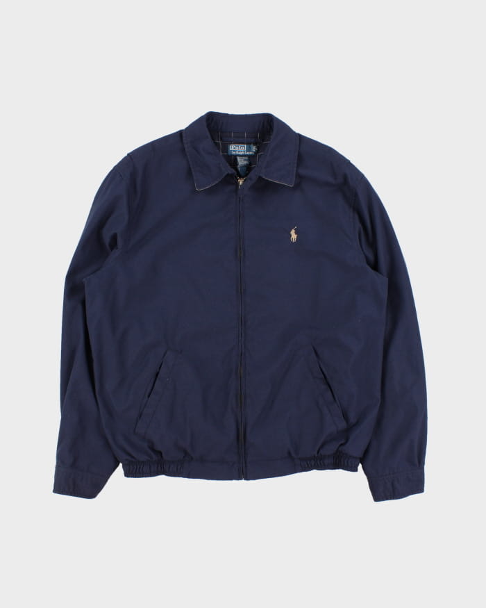 Vintage 90s Polo by Ralph Lauren Navy Harrington Jacket - M