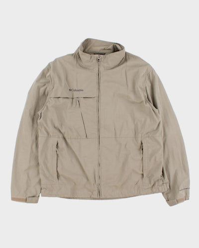 00s Columbia Beige Windbreaker - XL